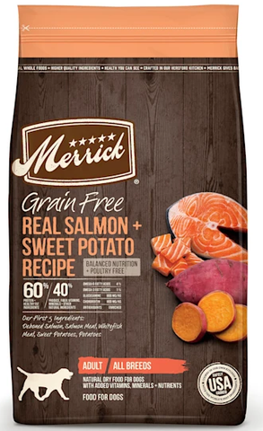 Alimento Para PERRO Adulto - Merrick Sabor Salmon sin Granos 10 kg