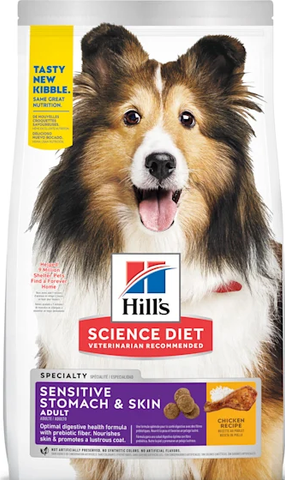 Alimento Para PERRO Adulto Estomago y Piel Sensible - Hills Science Sabor Pollo 13.6Kg